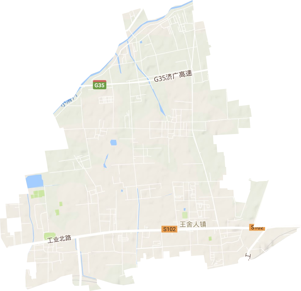 王舍人街道地形地图