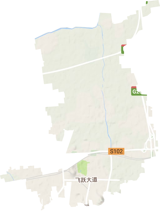 鲍山街道地形地图