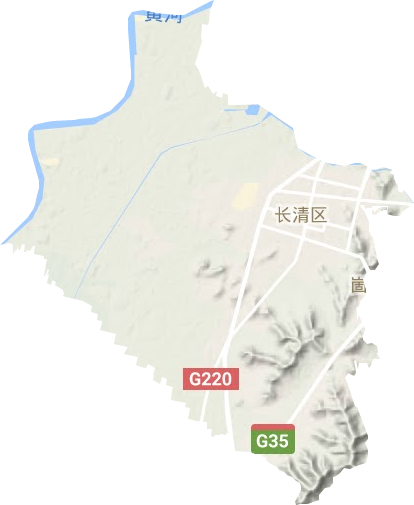 文昌街道地形地图