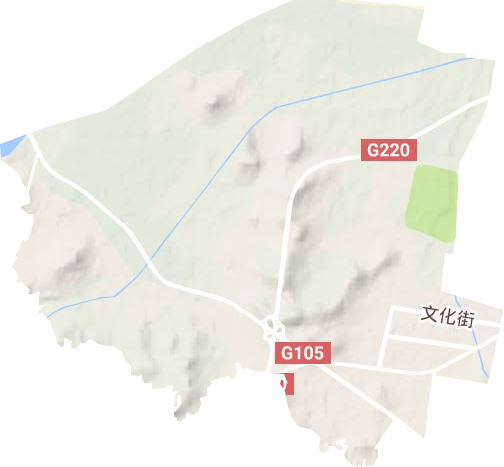 锦水街道地形地图