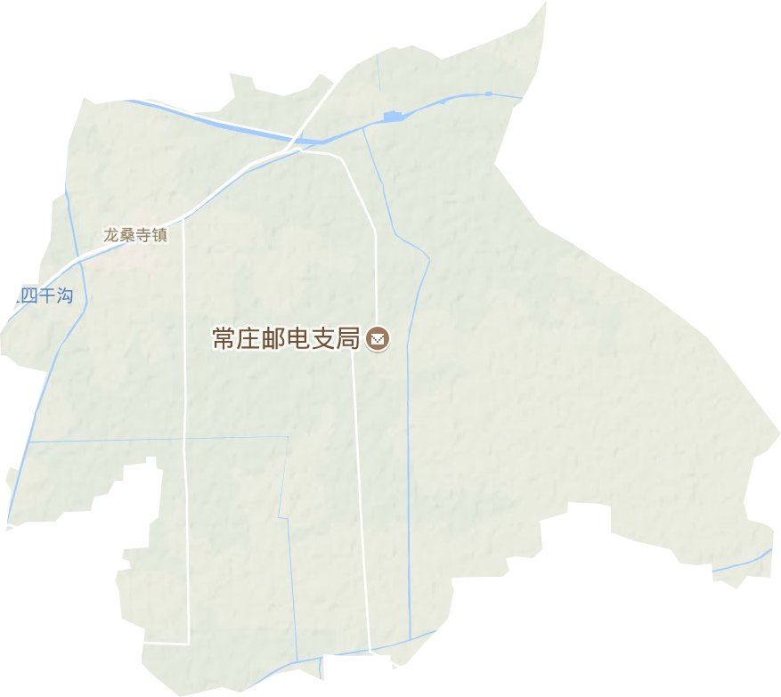 龙桑寺镇地形地图