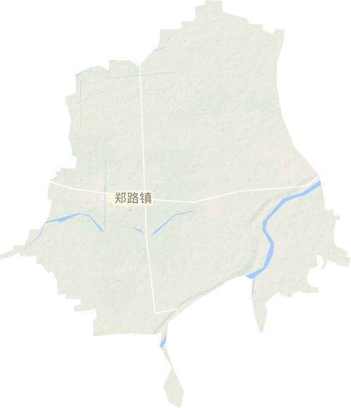 郑路镇地形地图