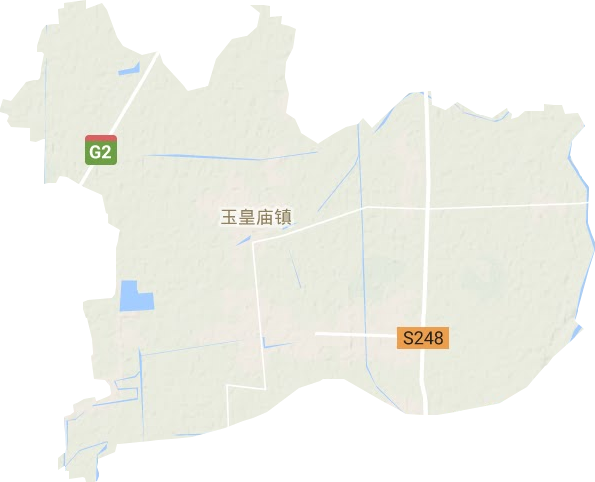 玉皇庙镇地形地图