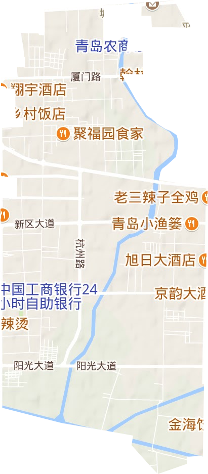 凤台街道地形地图