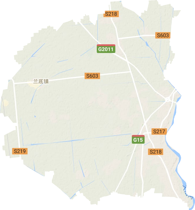 南村镇地形地图