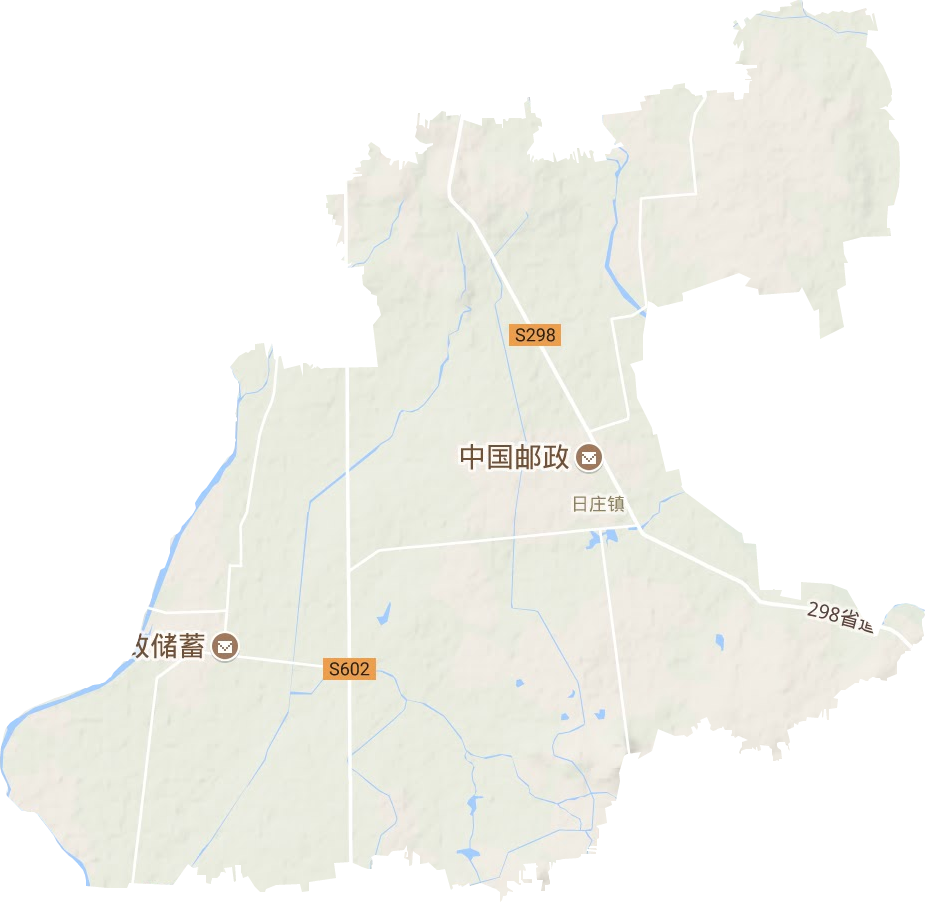 日庄镇地形地图