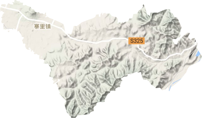 寨里镇地形地图