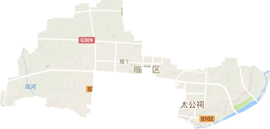 稷下街道地形地图