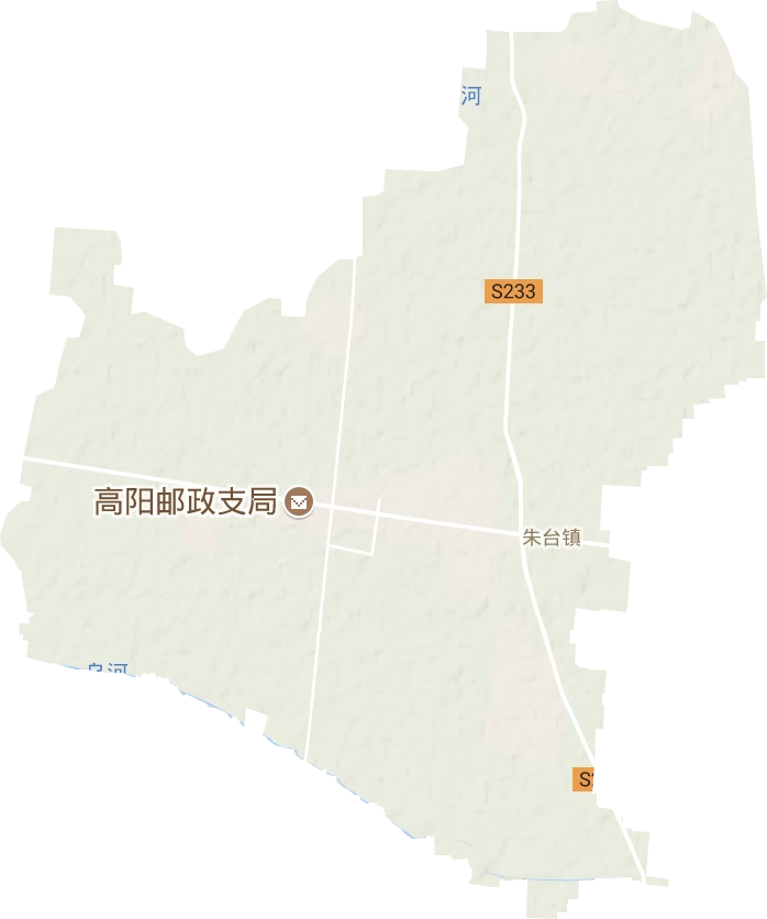 朱台镇地形地图