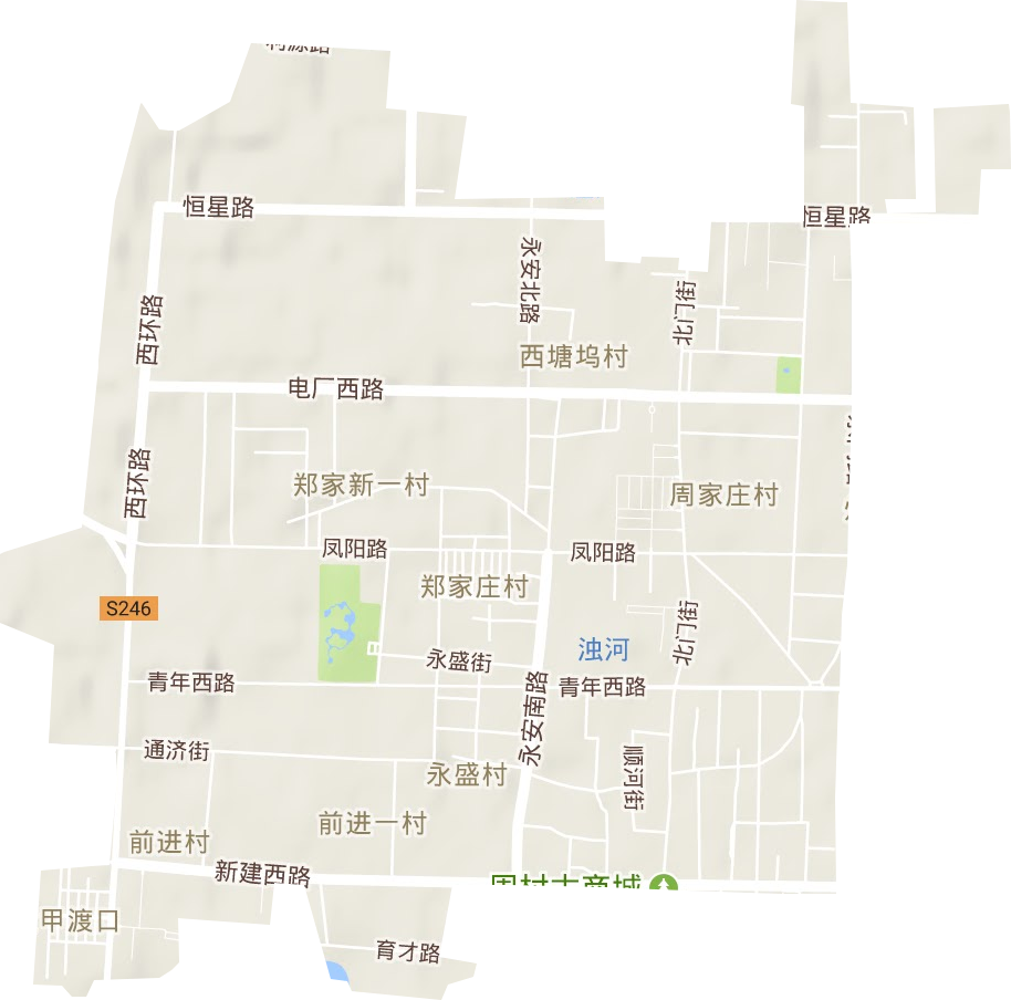 永安街道地形地图