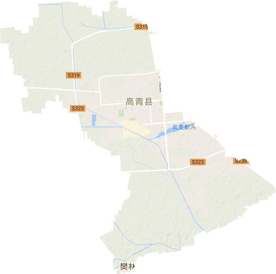 田镇街道地形地图