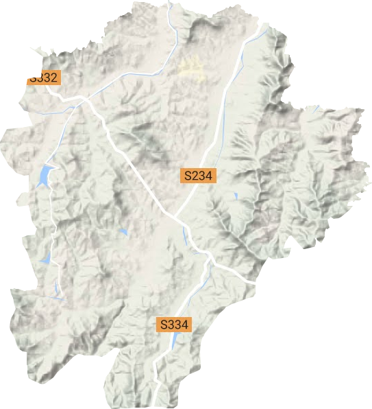 大张庄镇地形地图