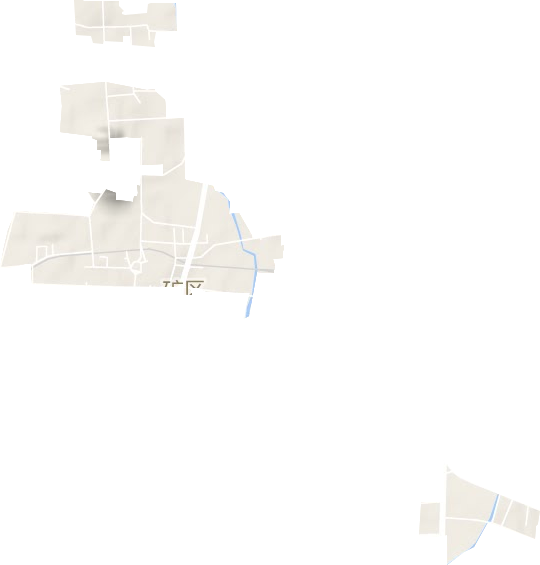 矿区街道地形地图