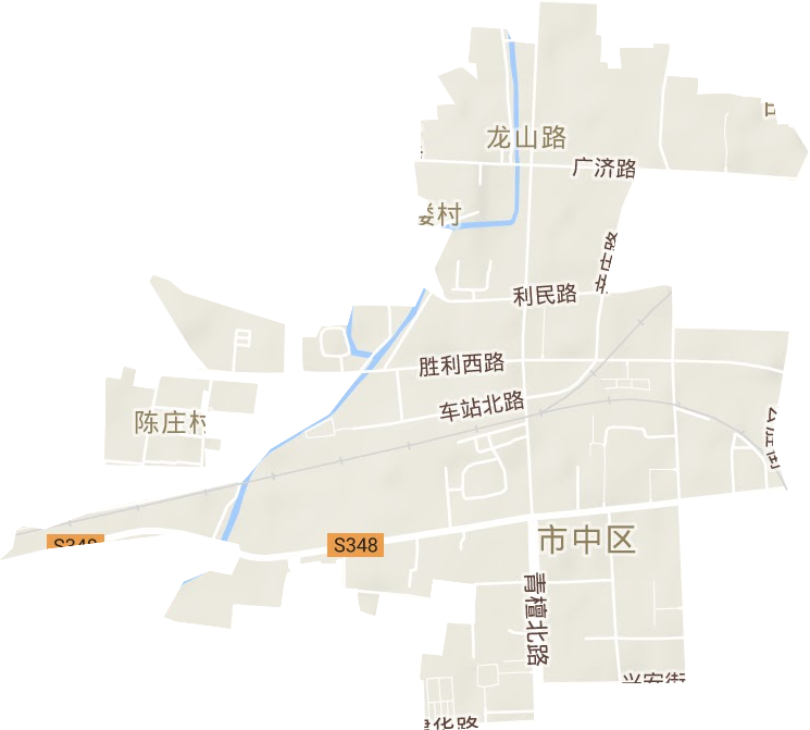 龙山路街道地形地图