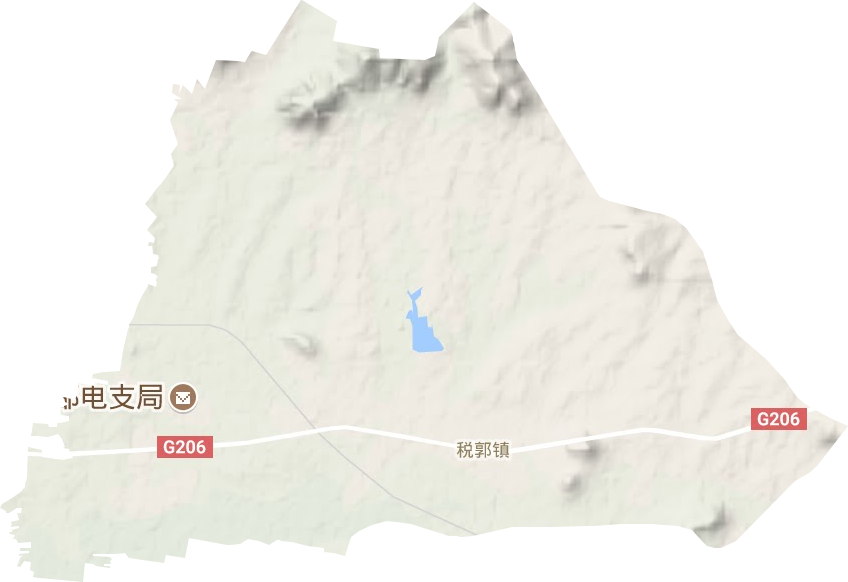 税郭镇地形地图