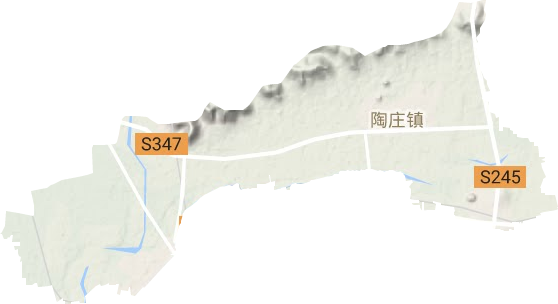 陶庄镇地形地图