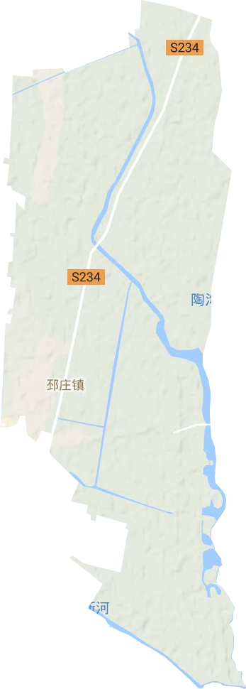 邳庄镇地形地图