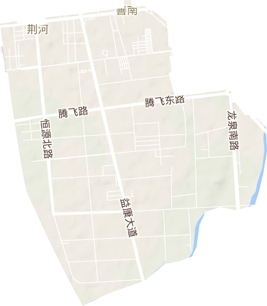 善南街道地形地图