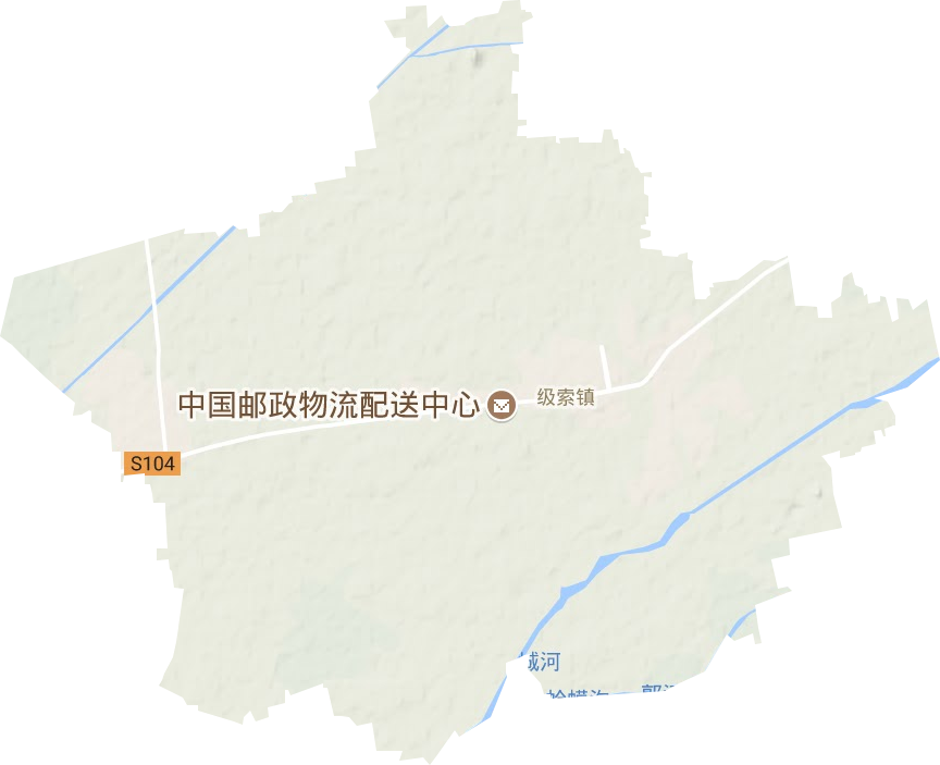 级索镇地形地图