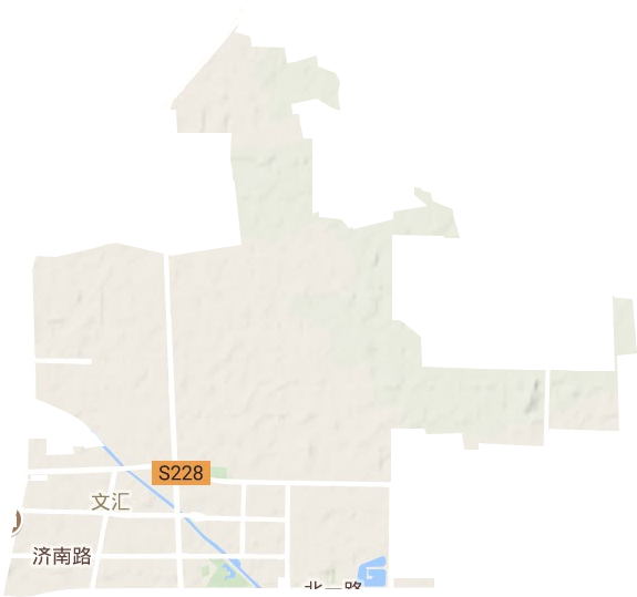 文汇街道地形地图