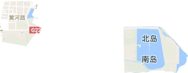黄河路街道地形地图