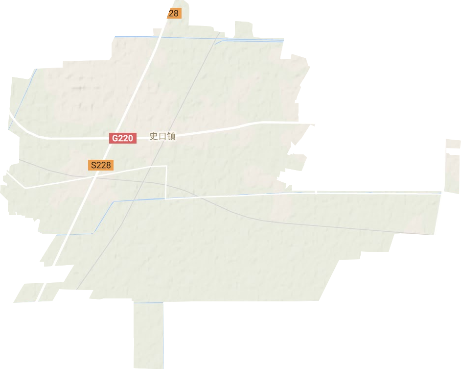 史口镇地形地图