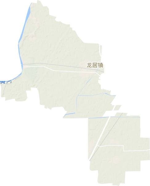 龙居镇地形地图