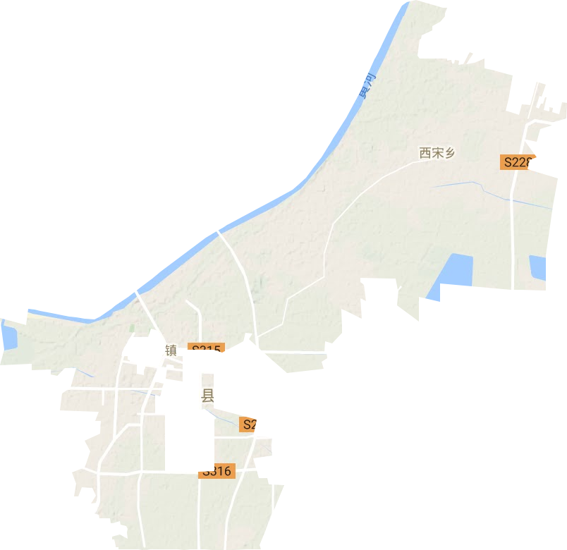 垦利街道地形地图