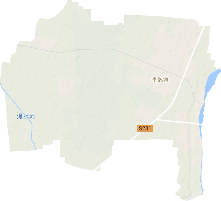 李鹊镇地形地图
