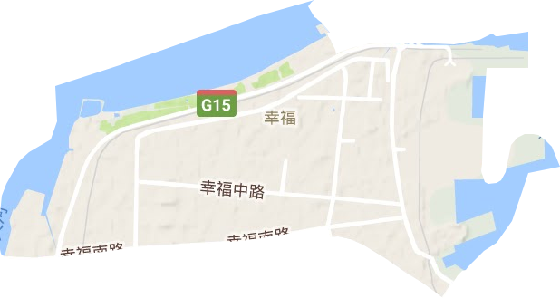 幸福街道地形地图