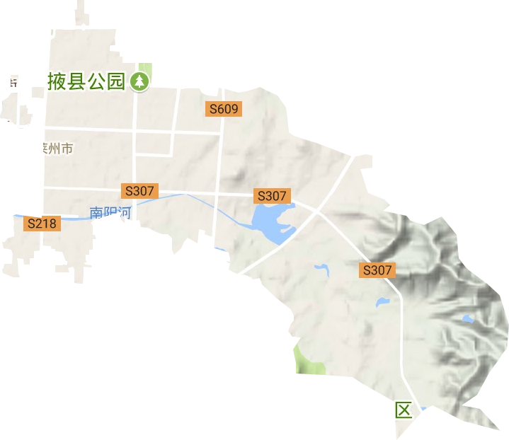 文昌路街道地形地图