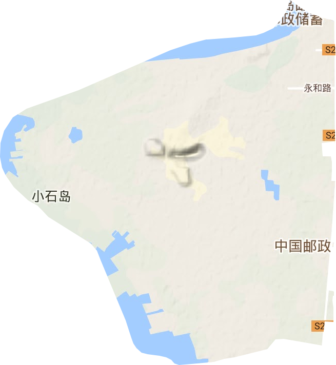 金仓街道地形地图