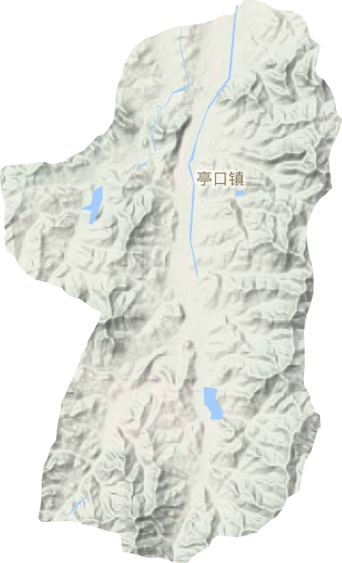 亭口镇地形地图