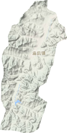 庙后镇地形地图