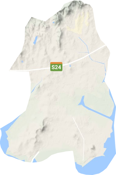 辛安镇地形地图