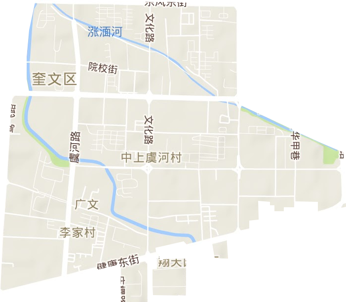 广文街道地形地图