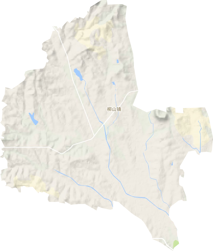 柳山镇地形地图