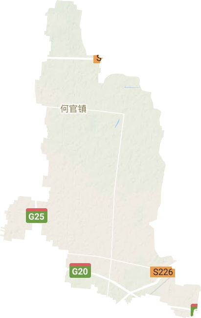 何官镇地形地图