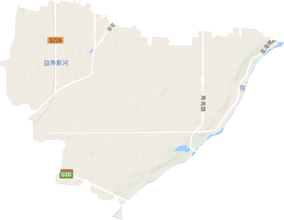孙家集街道地形地图