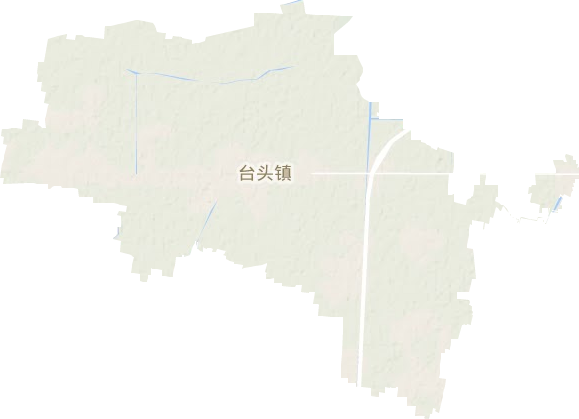 台头镇地形地图