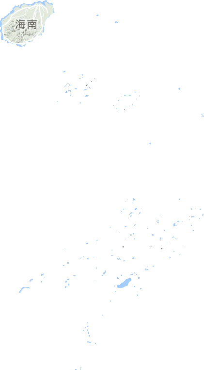 海南省地形地图