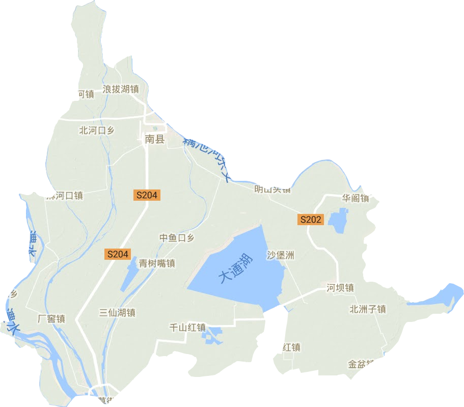 南县地形地图