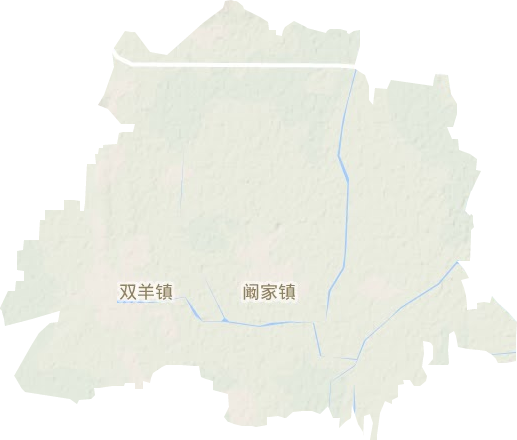 阚家镇地形地图