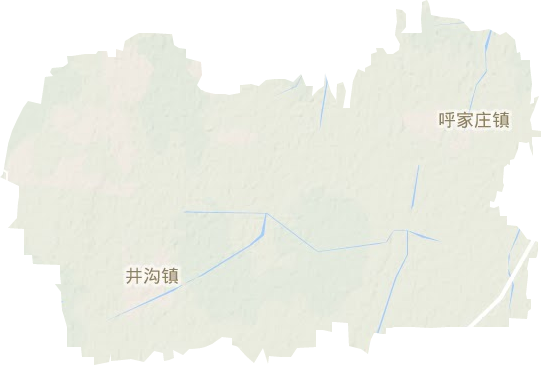 井沟镇地形地图
