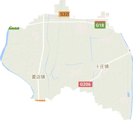 卜庄镇地形地图