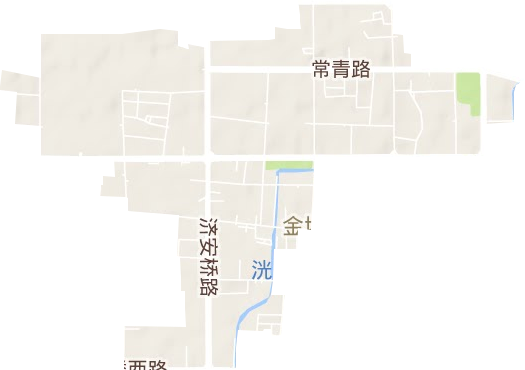 金城街道地形地图