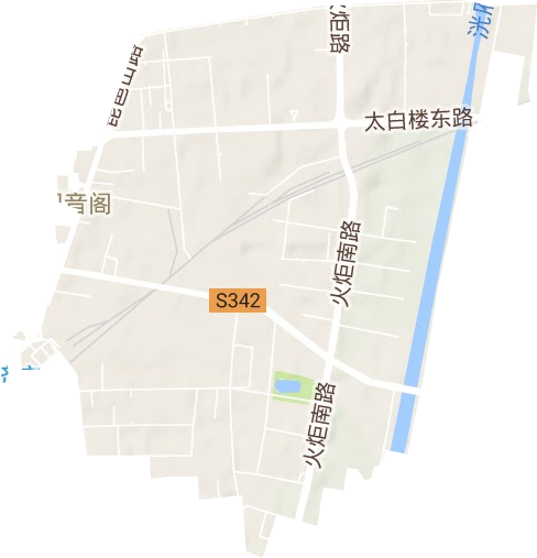 观音阁街道地形地图