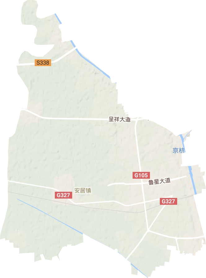 安居街道地形地图