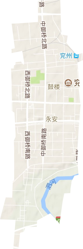 鼓楼街道地形地图