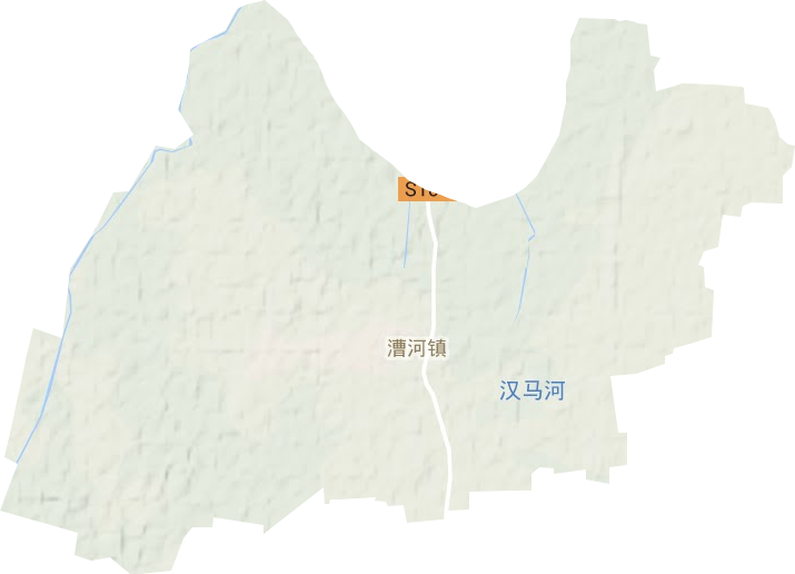 漕河镇地形地图